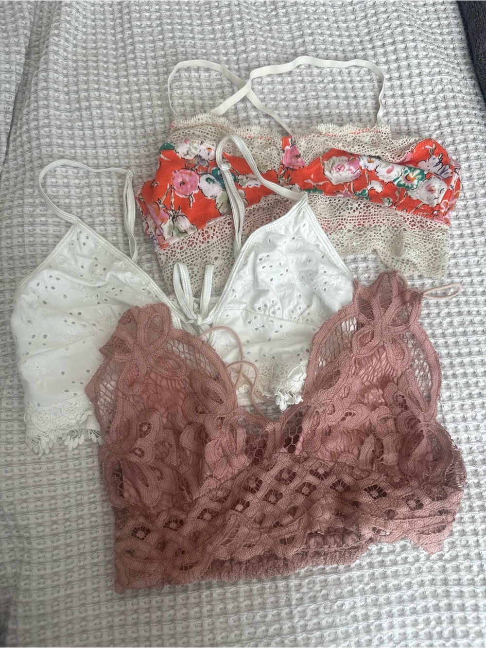 Women's Free People Lace Bralette Set (3)
